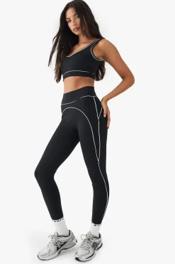DSGN Studio Legging De Sport Sculptant Ultra Avec Passepoil Contrasté<Femme Vêtements De Sport|Leggings