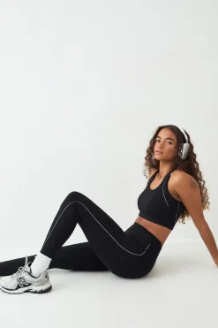 Legging de Sport Ultra Sculptant à Liserés Réfléchissants DSGN Studio