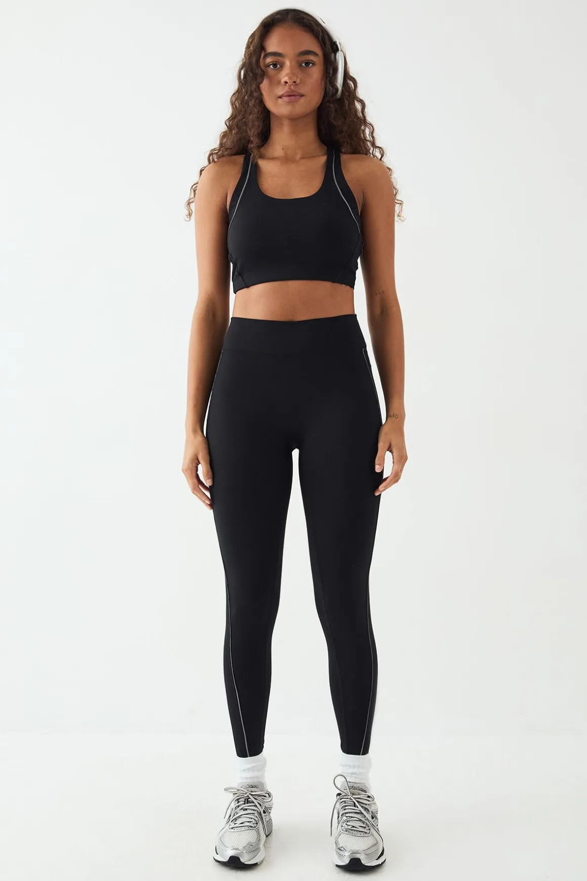 Legging de Sport Ultra Sculptant à Liserés Réfléchissants DSGN Studio