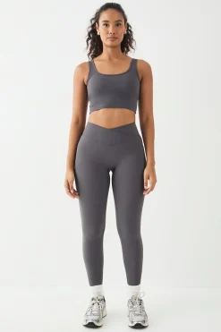 Legging DSGN Studio Taille Haute Ultra Sculptant à Ceinture Croisée