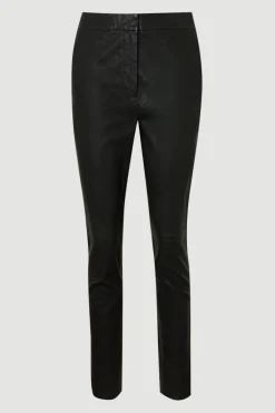 Legging En Cuir Stretch