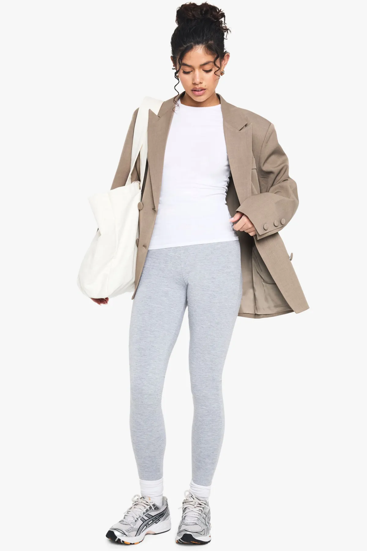 boohoo Legging en modal jersey à double couche<Femme Pantalons|Leggings