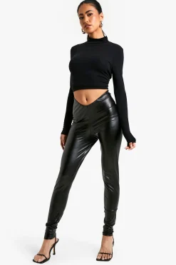 Legging en synthétique froncé pour le fessier
