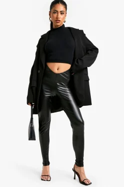 Legging en synthétique froncé pour le fessier