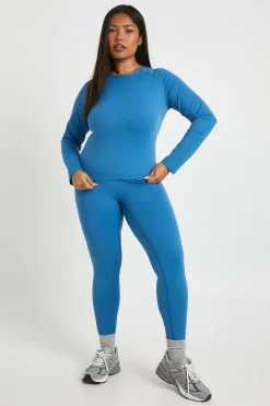 boohoo Legging Grande Taille Super Doux Sculptant avec Détails de Coutures<Femme Pantalons|Athleisure