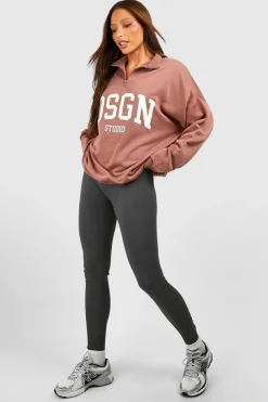 Legging long à côtes sans couture