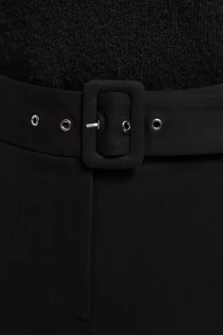 Legging Ponte avec Ceinture à Boucle