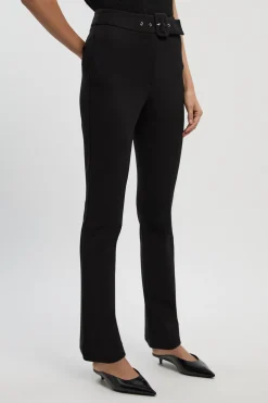 Legging Ponte avec Ceinture à Boucle