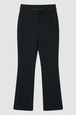 Legging Ponte avec Ceinture à Boucle