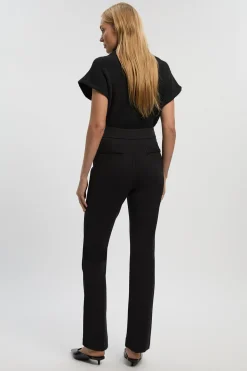 Legging Ponte avec Ceinture à Boucle