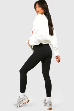 boohoo Leggings avec ceinture épaisse, doublure en polaire et détail de couture à l'avant<Femme Pantalons|Looks De Rentrée