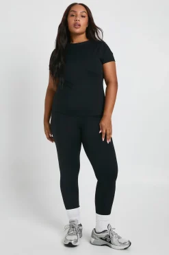 boohoo Legging sculptant à détails de couture ultra doux<Femme Pantalons|Athleisure