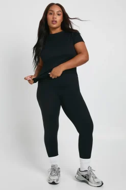 boohoo Legging sculptant à détails de couture ultra doux<Femme Pantalons|Athleisure