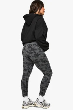 Leggings de gym sans couture camouflage actif Plus