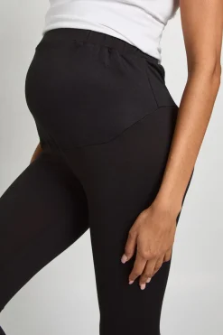 boohoo Leggings de maternité Lot de 2 à taille haute pour le ventre<Femme Pantalons|Leggings