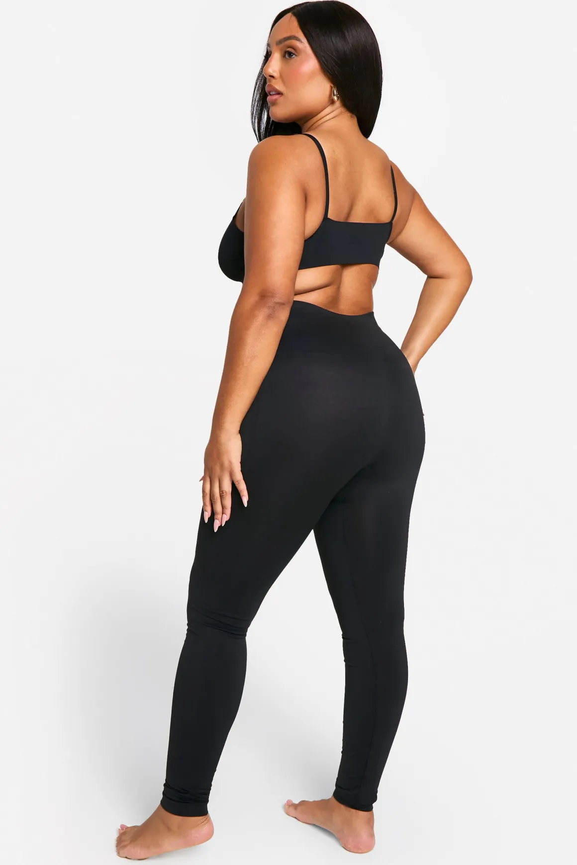 Leggings sans couture pour contrôle du ventre (grandes tailles)