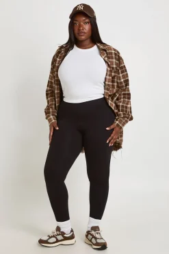 boohoo Legging Taille Haute Basique Grande Taille<Femme Pantalons|Basiques