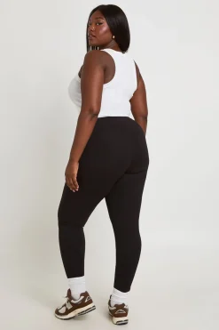 boohoo Legging Taille Haute Basique Grande Taille<Femme Pantalons|Basiques