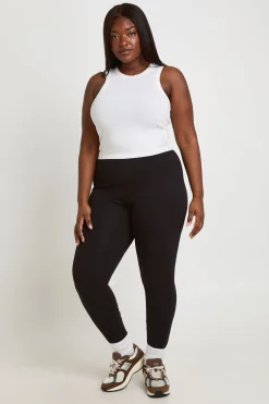 boohoo Legging Taille Haute Basique Grande Taille<Femme Pantalons|Basiques