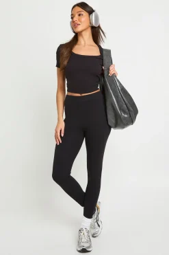 boohoo Legging Taille Haute Basique<Femme Pantalons|Basiques