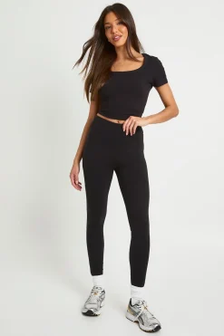 boohoo Legging Taille Haute Basique<Femme Pantalons|Basiques