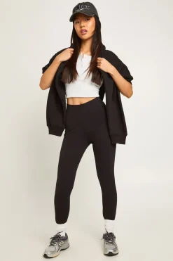 boohoo Legging Taille Haute Petite<Femme Pantalons|Leggings