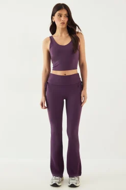 DSGN Studio Legging Évasé Ultra Sculpt à Côtés Froncés<Femme Vêtements De Sport|Leggings