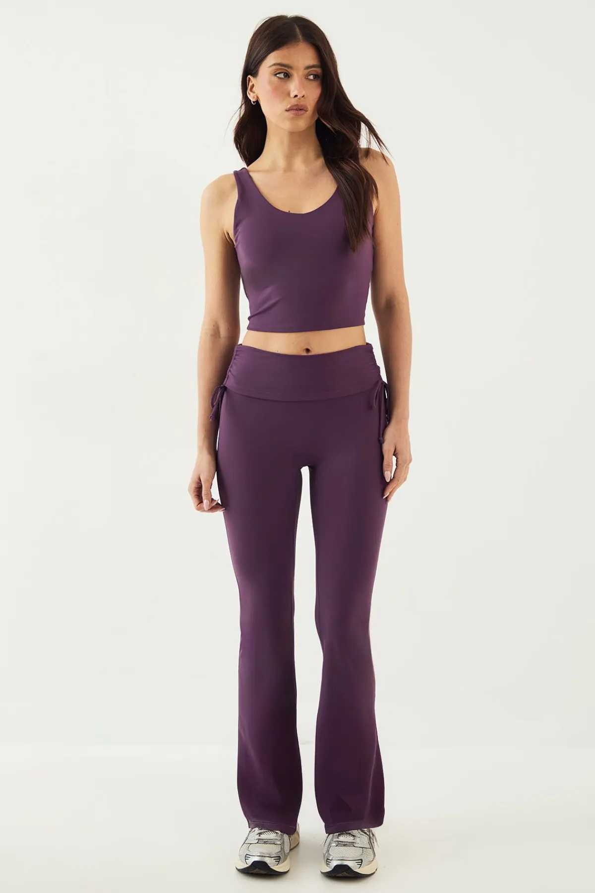 DSGN Studio Legging Évasé Ultra Sculpt à Côtés Froncés<Femme Vêtements De Sport|Leggings