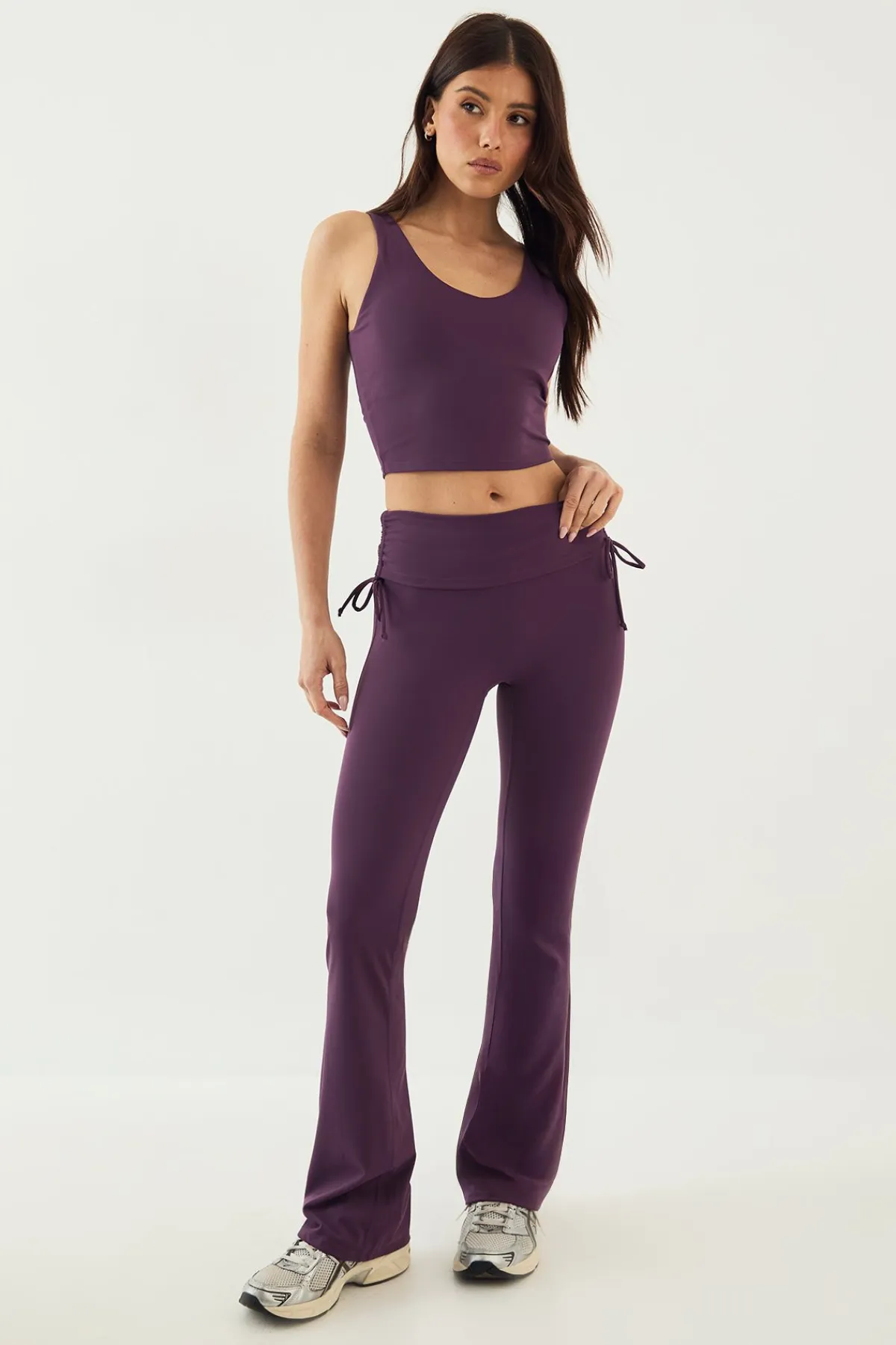 DSGN Studio Legging Évasé Ultra Sculpt à Côtés Froncés<Femme Vêtements De Sport|Leggings