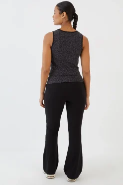 Legging Évasé À Rabat Léopard Dsgn Studio
