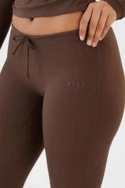 Legging Évasé Taille Basse Avec Cordon De Serrage Ajusté Dsgn Studio Sculpt