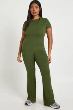 Legging Évasé Taille Haute Plus Super Doux