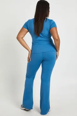 boohoo Legging Évasé Taille Haute Super Doux Plus<Femme Pantalons|Athleisure