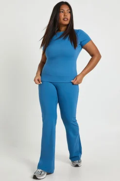 boohoo Legging Évasé Taille Haute Super Doux Plus<Femme Pantalons|Athleisure