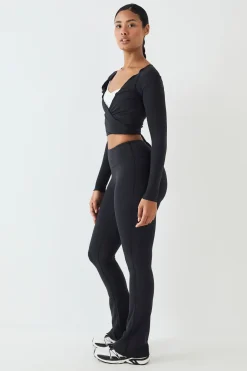 Legging Évasé Taille Mi-haute Soft Luxe Dsgn Studio