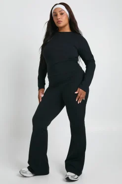 Legging évasé ultra doux à taille haute