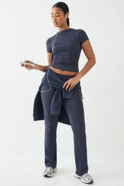 Legging Évasé Ultra Sculptant à Détails Froncés Latéraux DSGN Studio