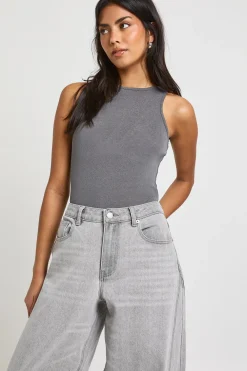 Le Jean Barrel Taille Mi-Haute