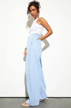 Le Jean Barrel Taille Mi-haute Pour Grandes Tailles