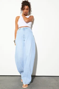 Le Jean Barrel Taille Mi-haute Pour Grandes Tailles