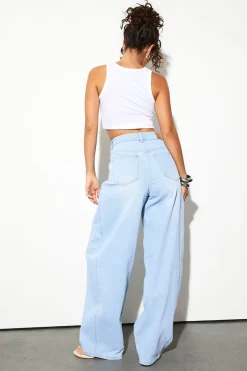 Le Jean Barrel Taille Mi-haute Pour Grandes Tailles