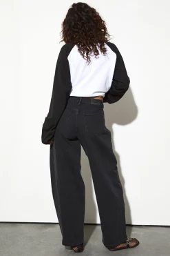 boohoo Le Jean Barrel Taille Mi-haute<Femme Denim|Jeans