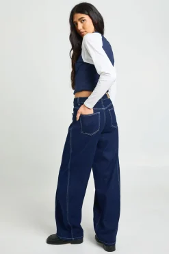 Le Jean Barrel Taille Moyenne Pour Grandes Tailles