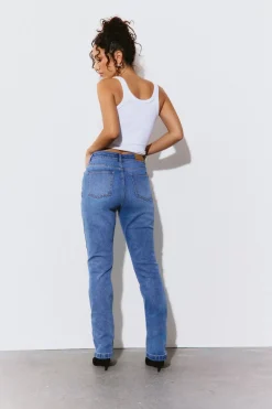 boohoo Le Jean Bootcut Baby Taille Mi-haute<Femme Denim|Jeans