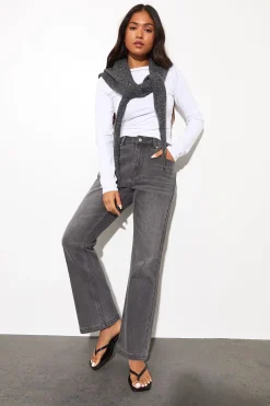 Le Jean Bootcut Taille Mi-haute Petite Coupe