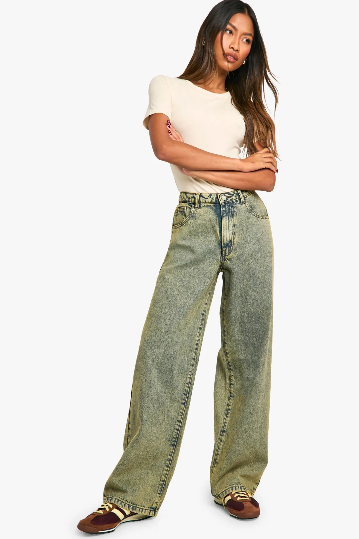 boohoo Le Jean Boyfriend en Denim<Femme Denim|Jeans