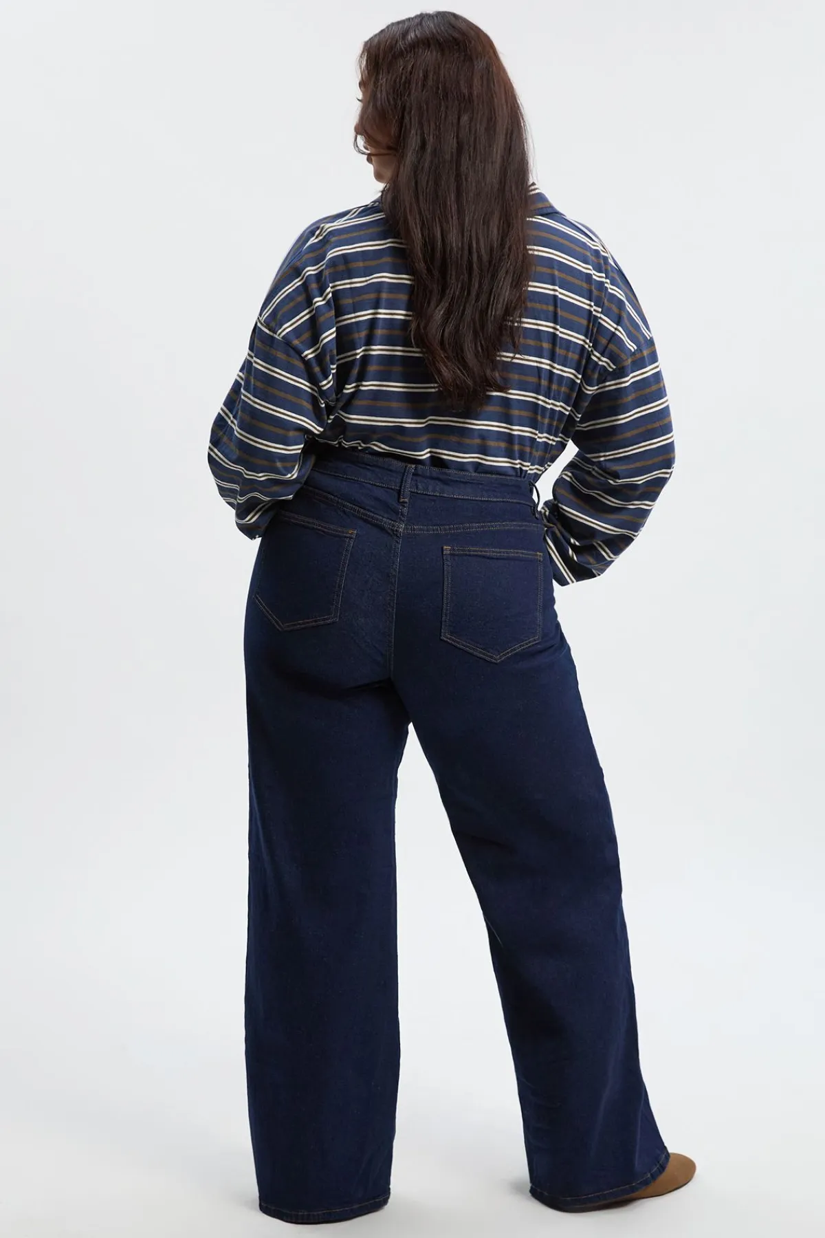 boohoo Le Jean Boyfriend Taille Basse Grande Taille<Femme Denim|Jeans
