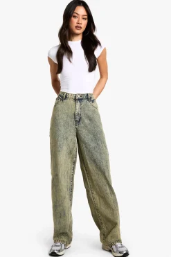 boohoo Le Jean Boyfriend Taille Haute<Femme Denim|Jeans