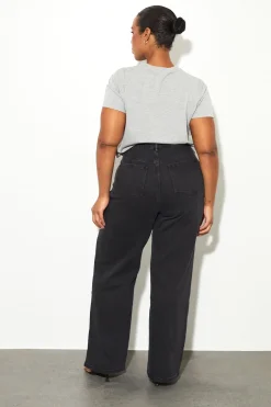 Le Jean Droit Taille Haute Grande Taille