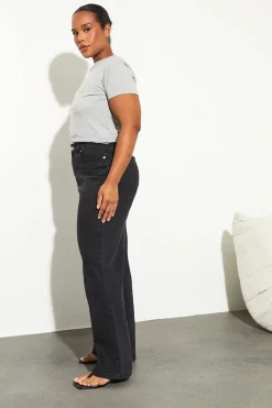 Le Jean Droit Taille Haute Grande Taille